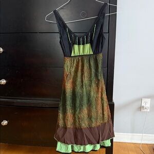 Chic Multicolor Midi Dress